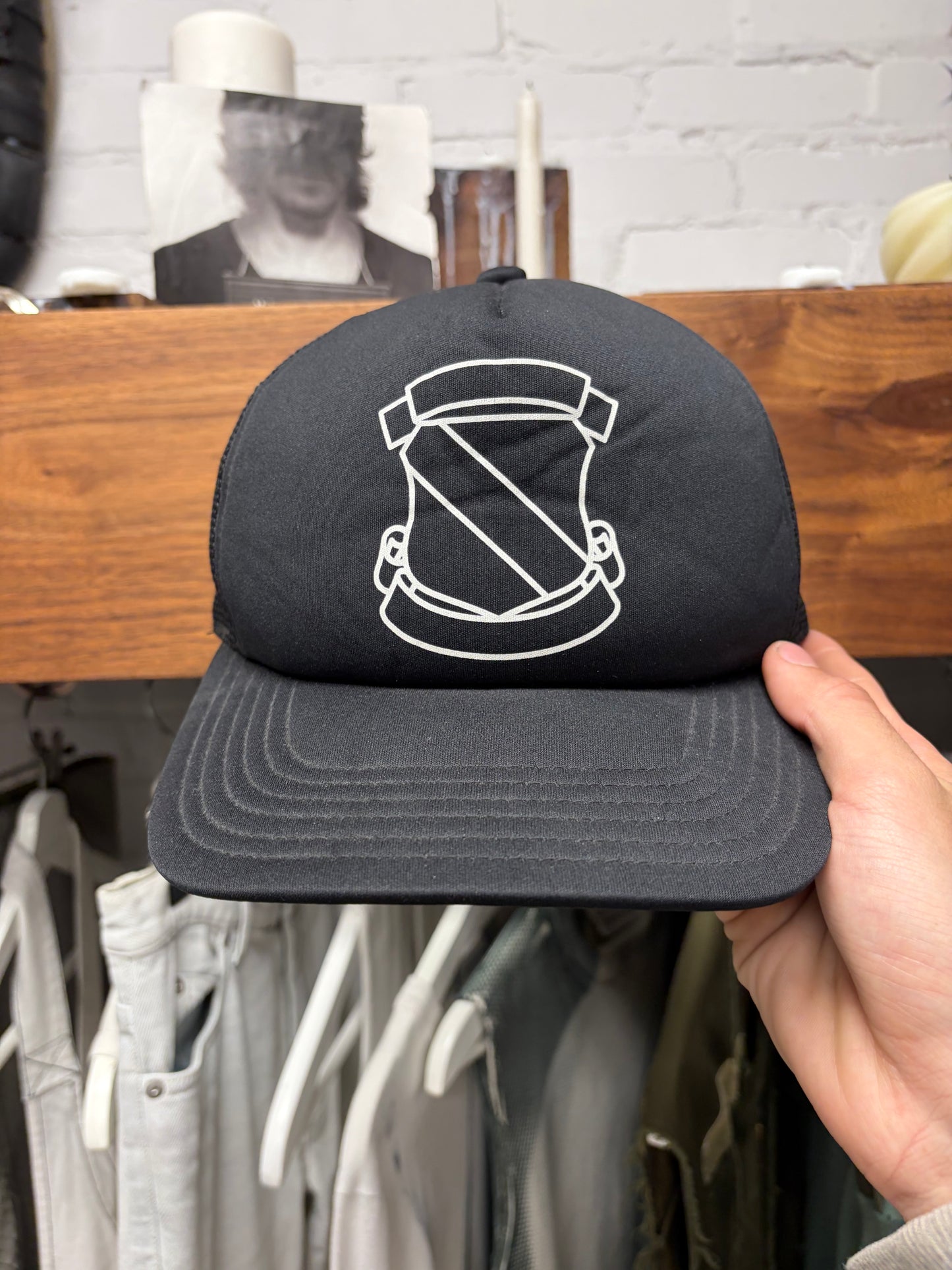 Number (N)ine Shield Logo Trucker Hat
