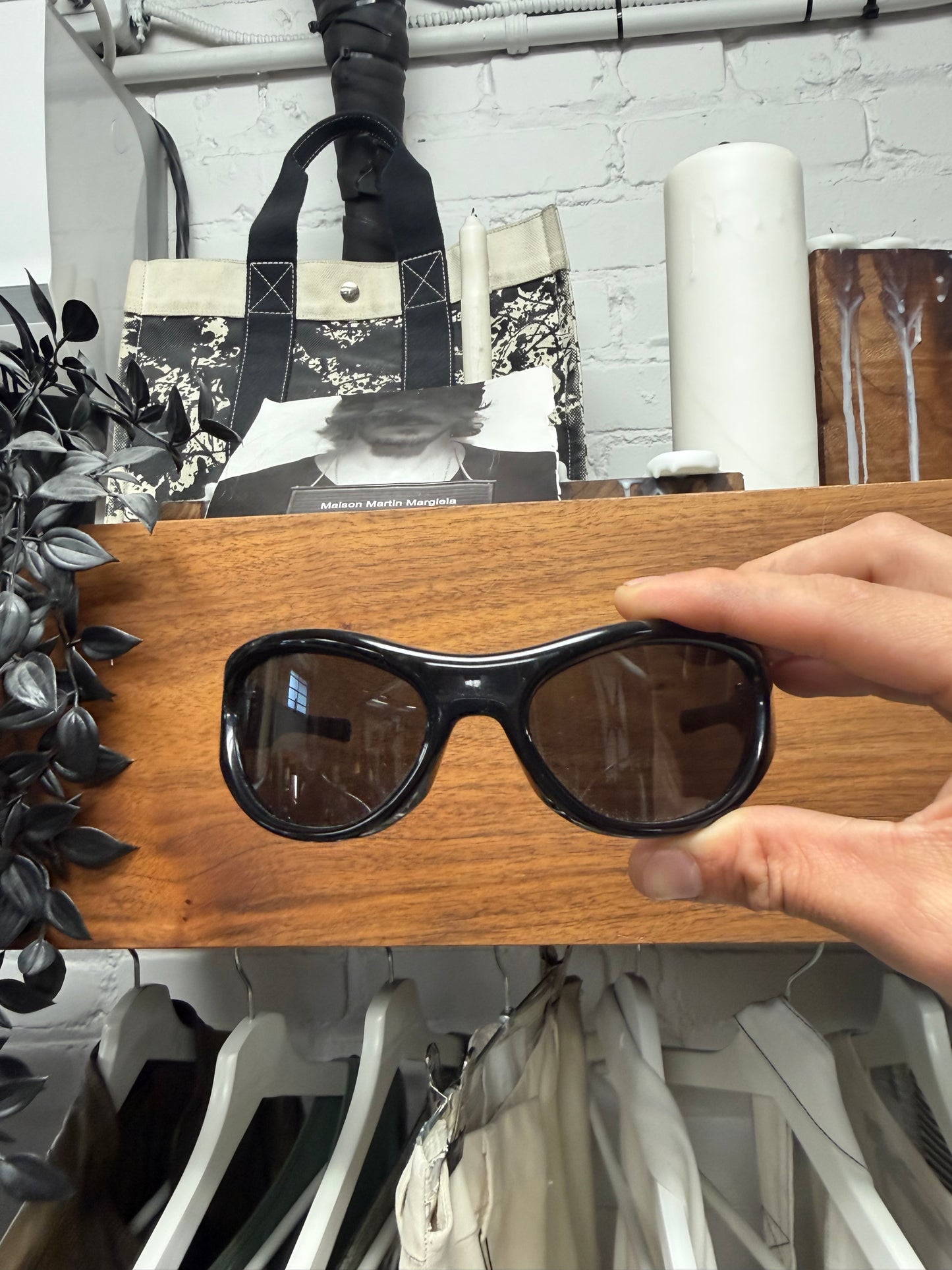 Maison Margiela x Gentle Monster Black Logo Sunglasses