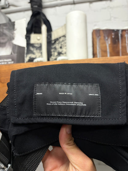 SS2020 Julius Black ‘Cargo Holster’  Adjustable Sling Bag