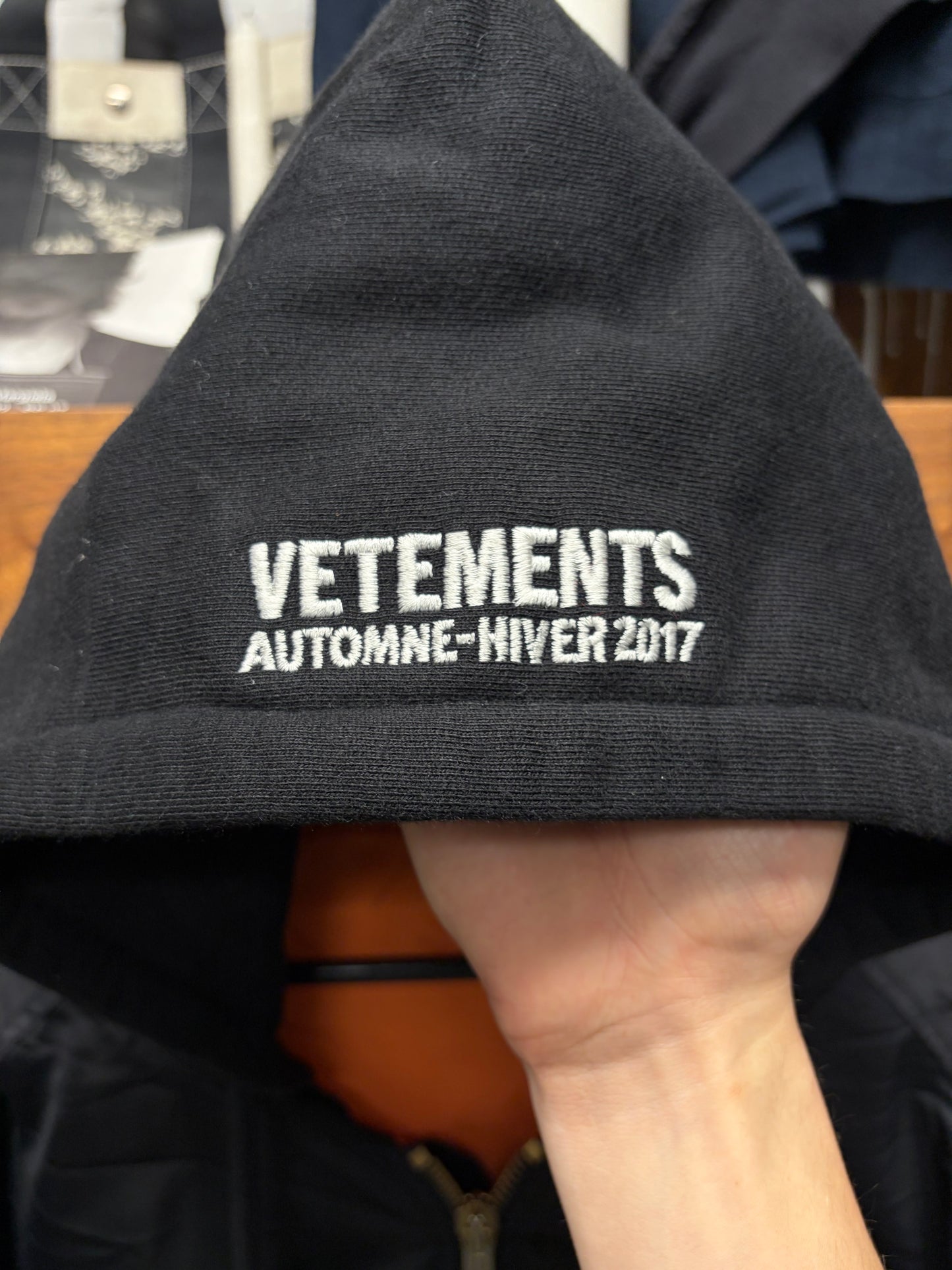 AW2017 Vetements Pour Homme ‘Total Fucking Darkness’ Bomber Jacket