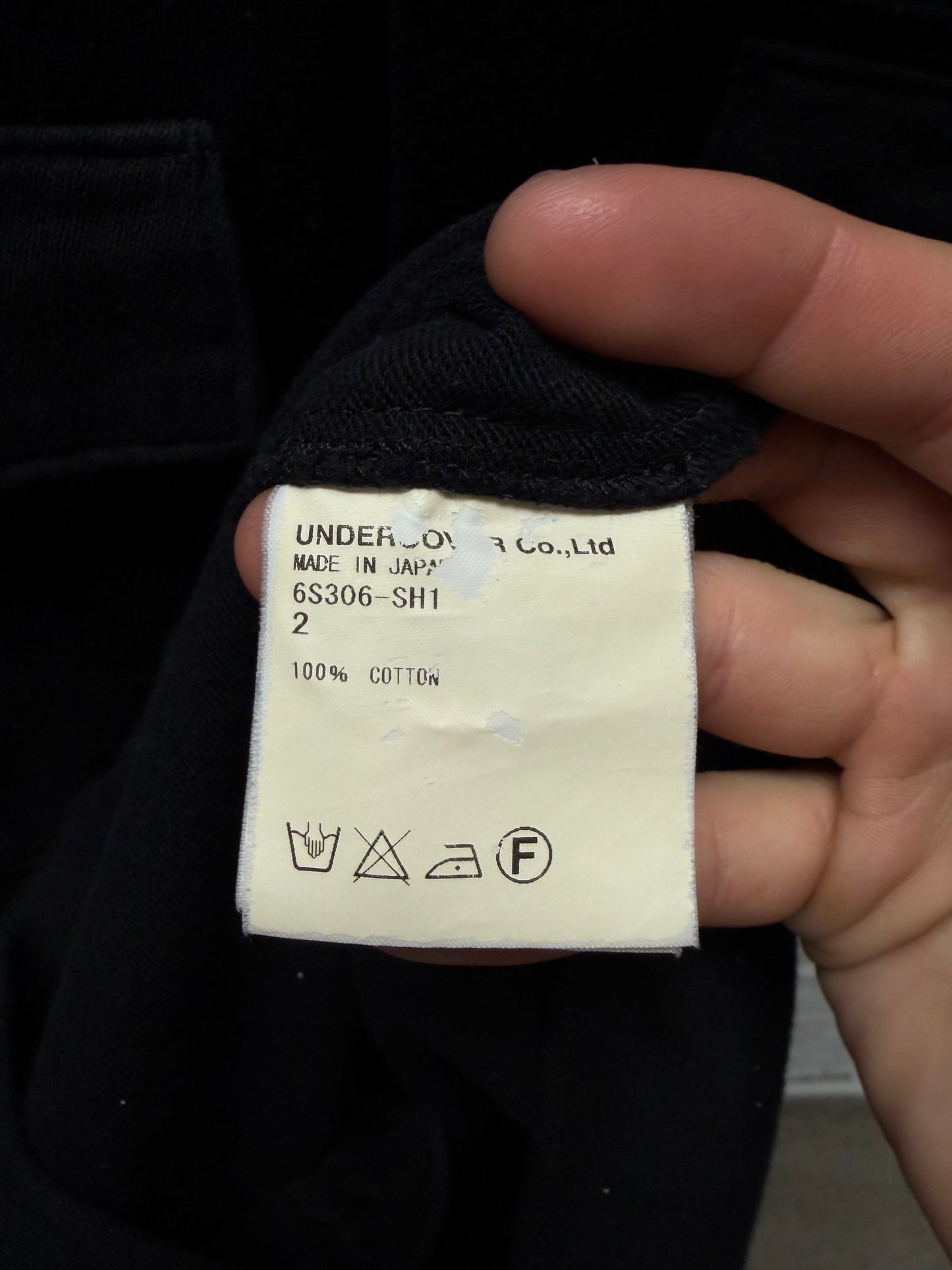 SS2006 Undercover ‘Klaus’ Black Patchwork Military Jacket