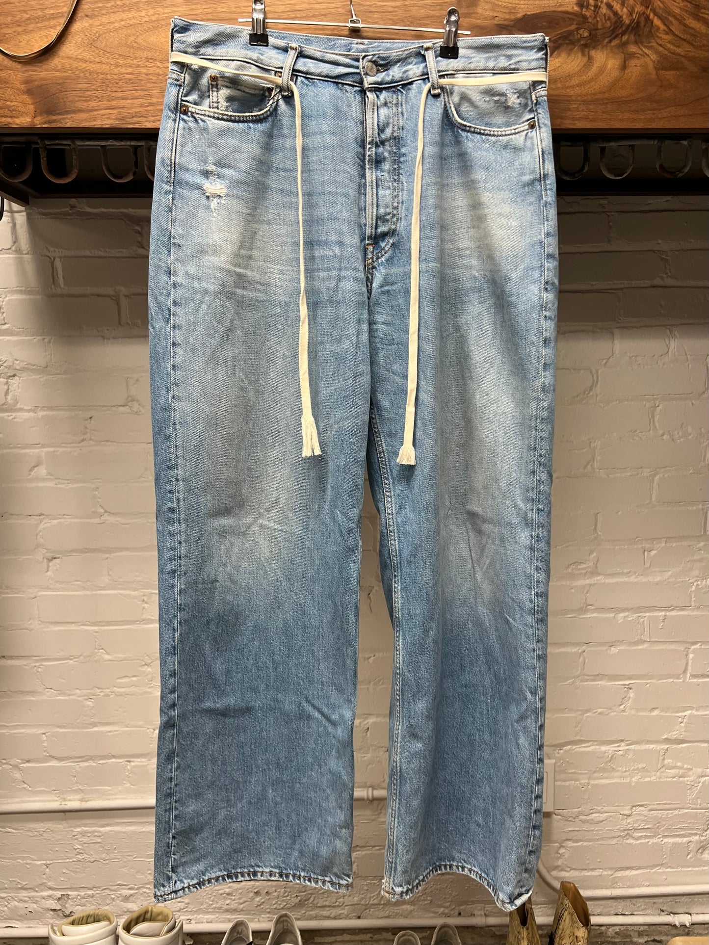 Acne Studios ‘Super Baggy’ Washed Blue Denim