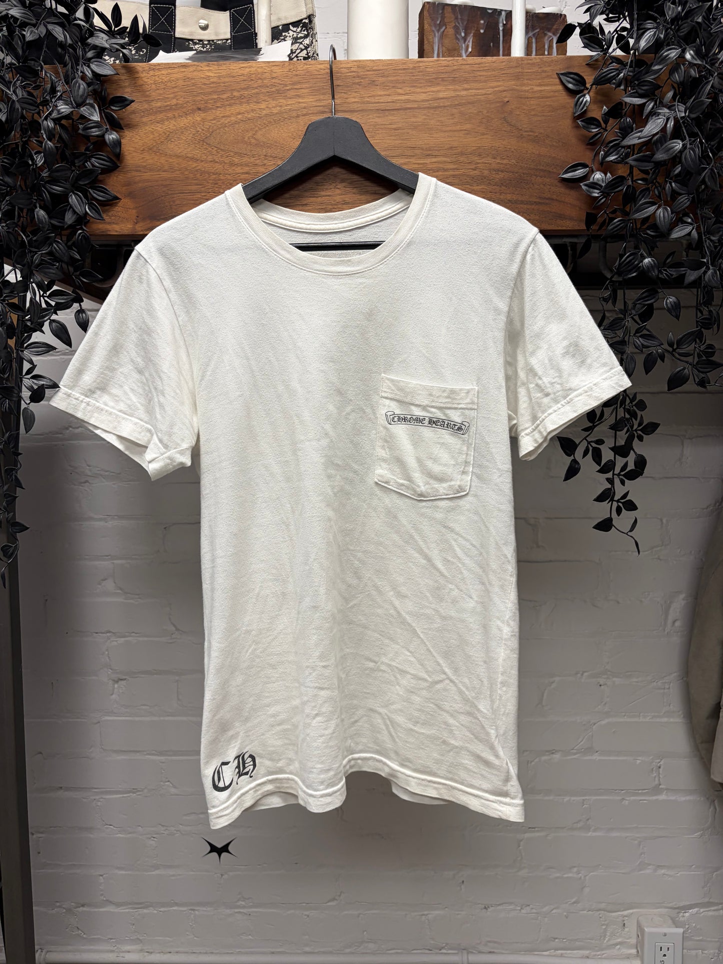 Chrome Hearts ‘Celtic Cross’ White Short Sleeve Graphic T-Shirt