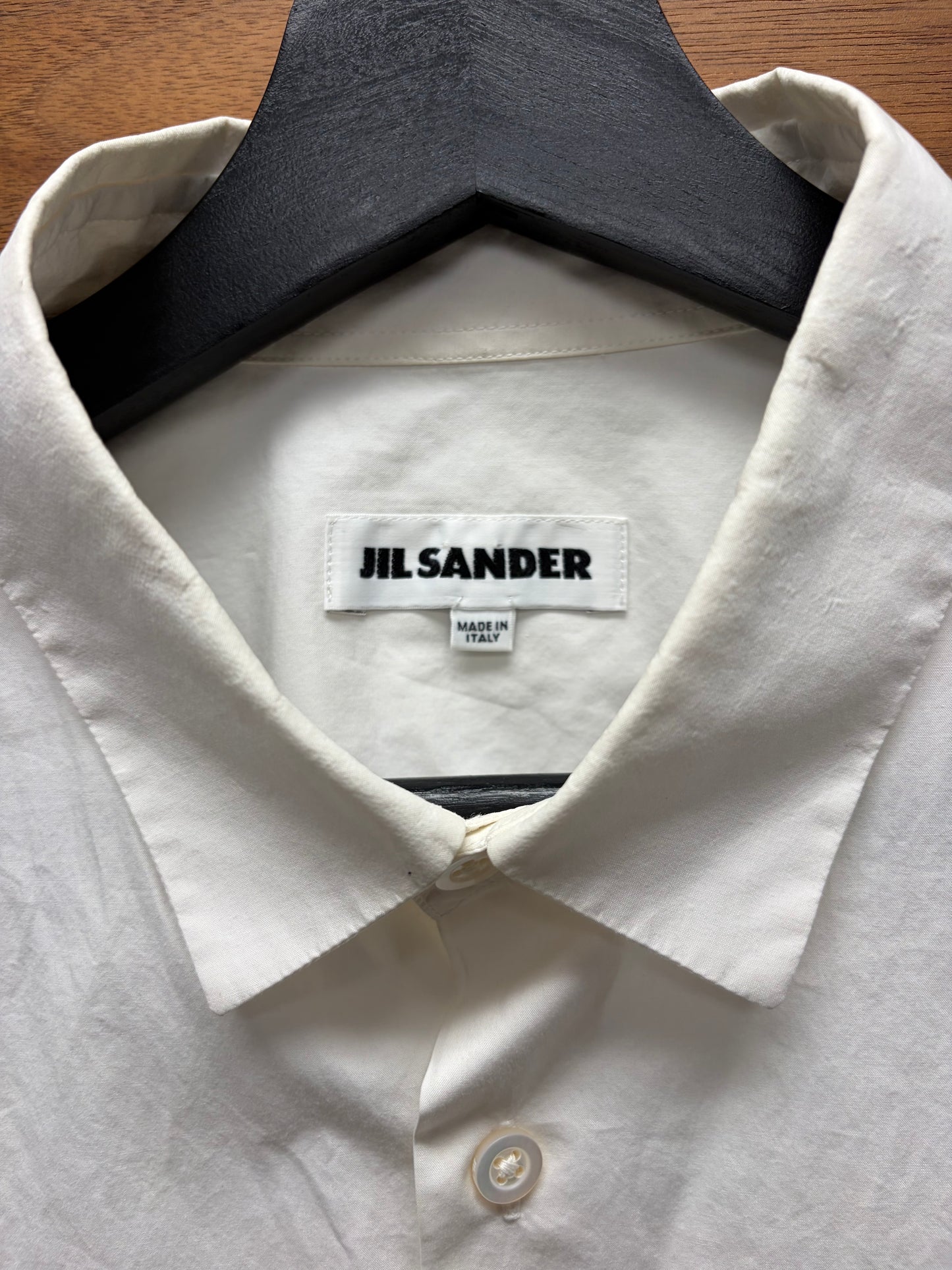 SS2019 Jil Sander ‘Portrait’ White Button Up Shirt