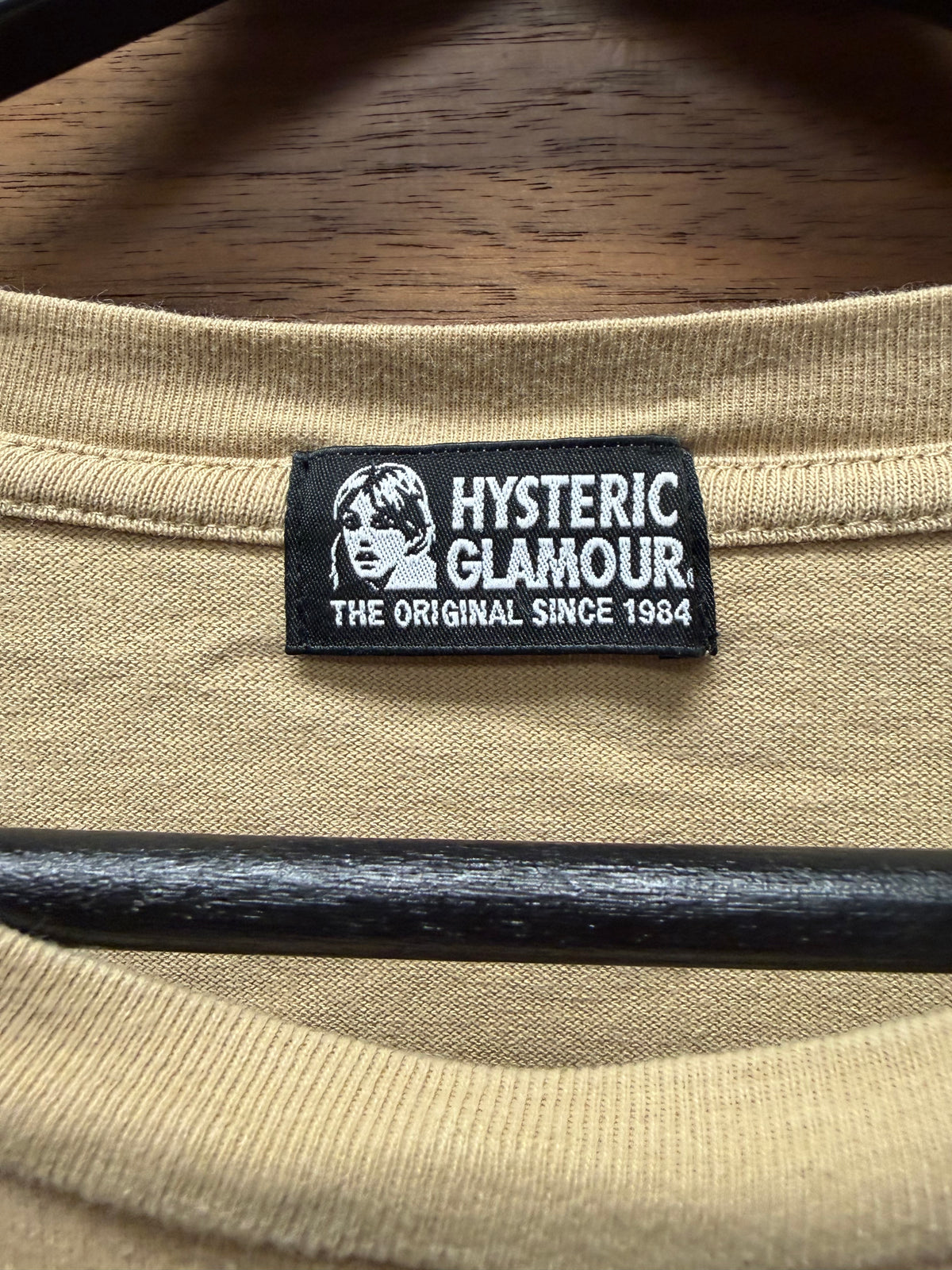 Hysteric Glamour ‘World Tour’ Brown/Black Long Sleeve T-Shirt