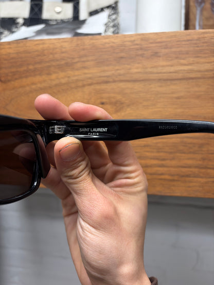 Saint Laurent Square Shape Black Boxy Frame Sunglasses