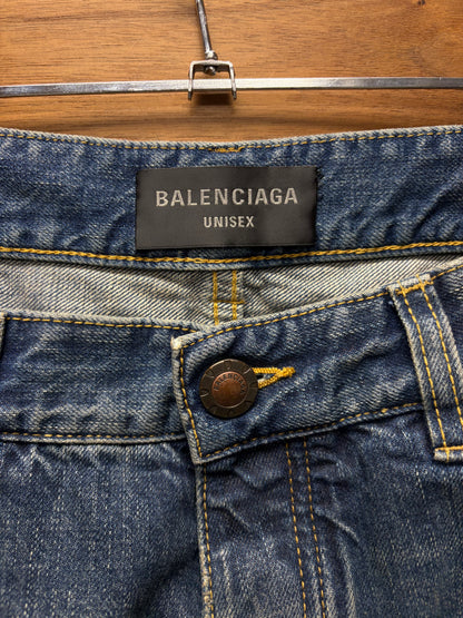 AW2025 Balenciaga ‘Cut Up’ Blue Tracksuit Hybrid Denim