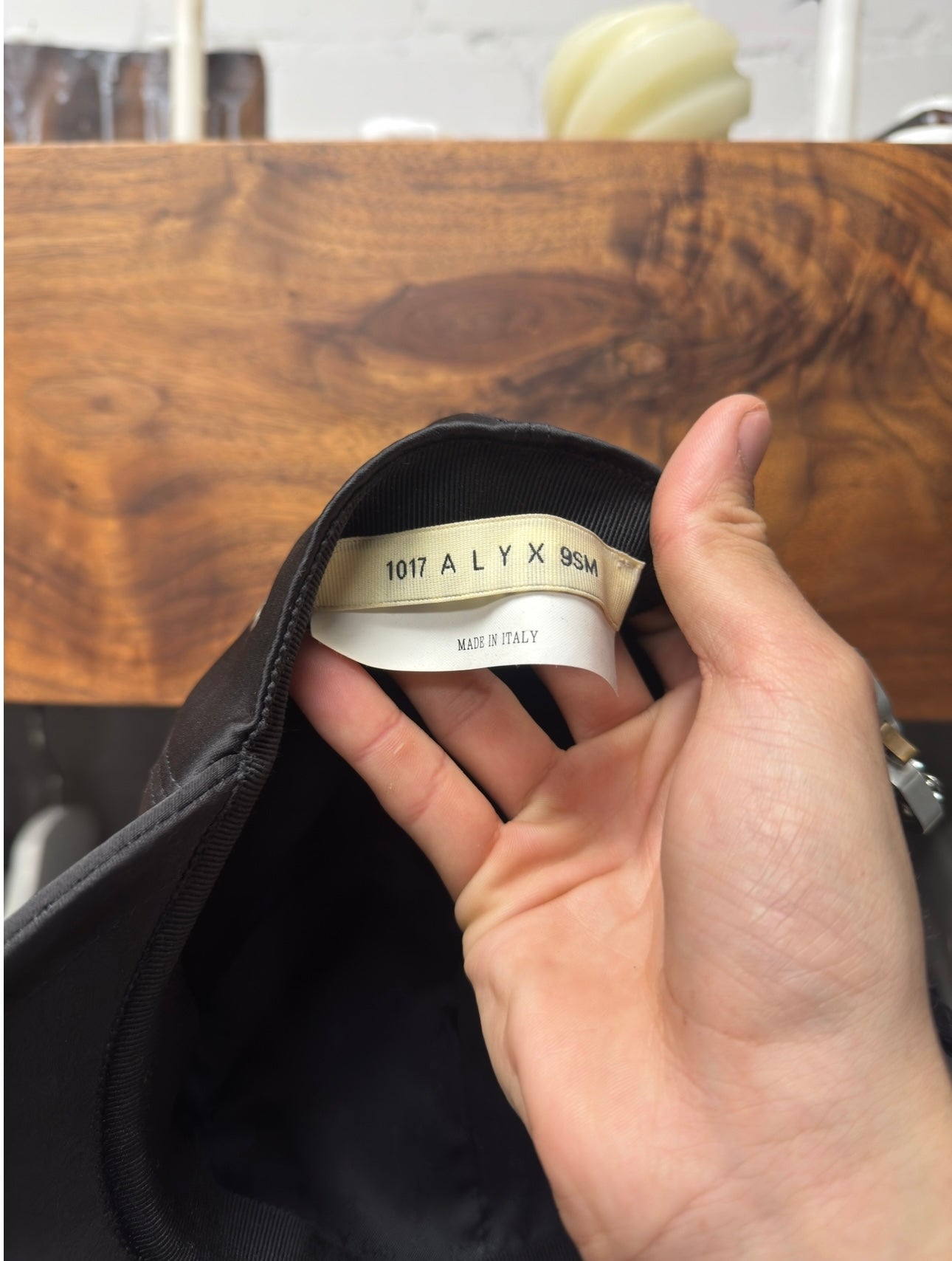 1017 Alyx 9SM Roller Buckle Strap Back Hat