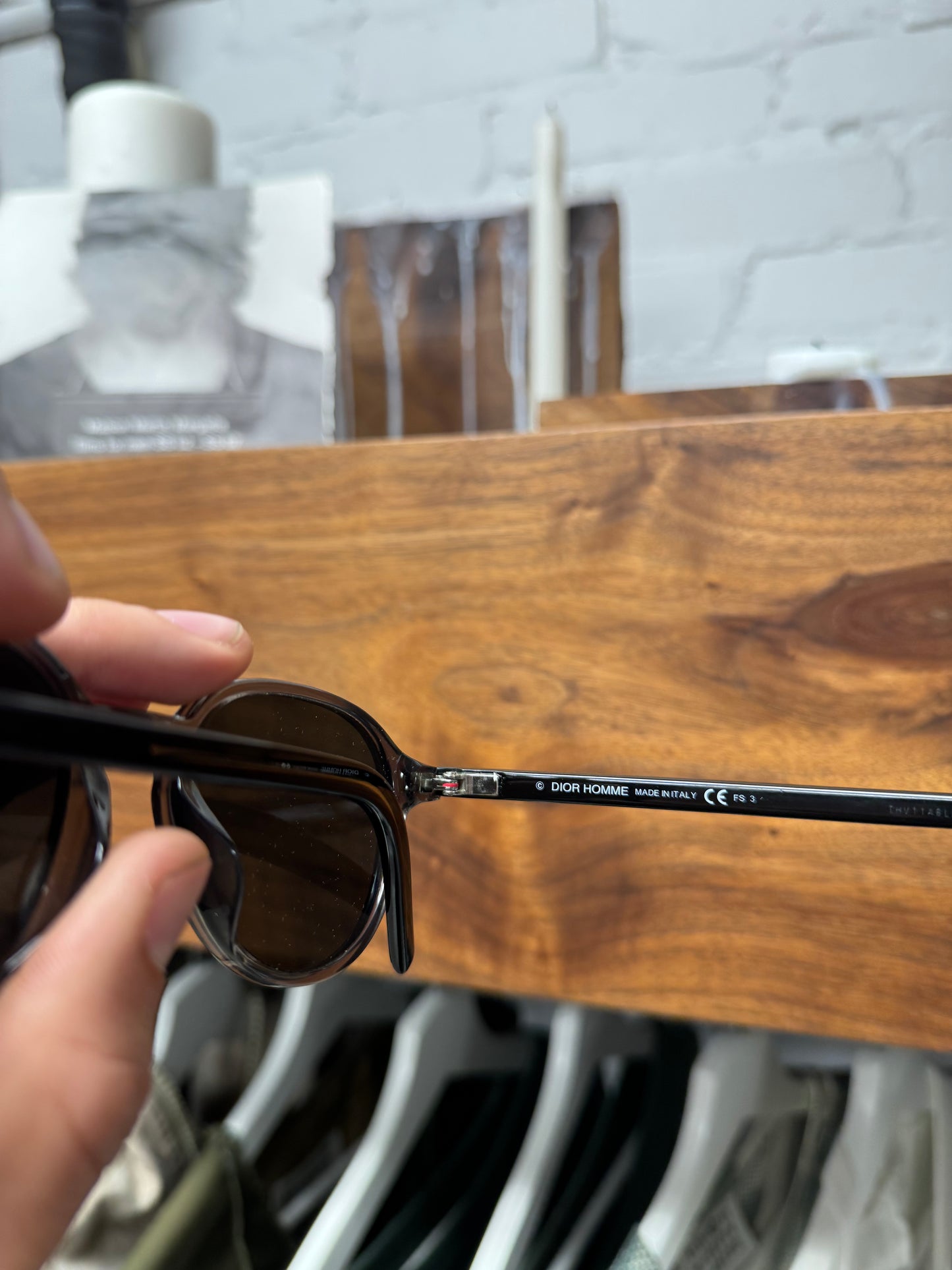 Dior Homme ‘Blacktie’ Black Clubmaster Sunglasses