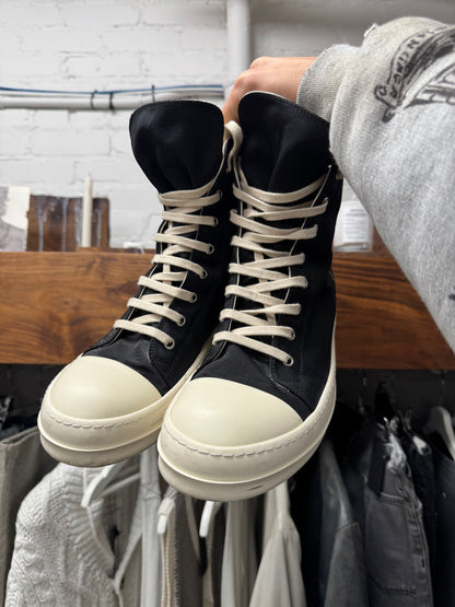 Rick Owens DRKSHDW Black Canvas ‘Pentagram’ Ramones