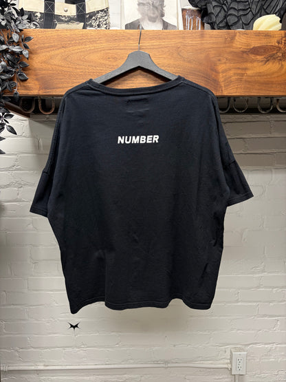 Number (N)ine Script Logo Black T-Shirt