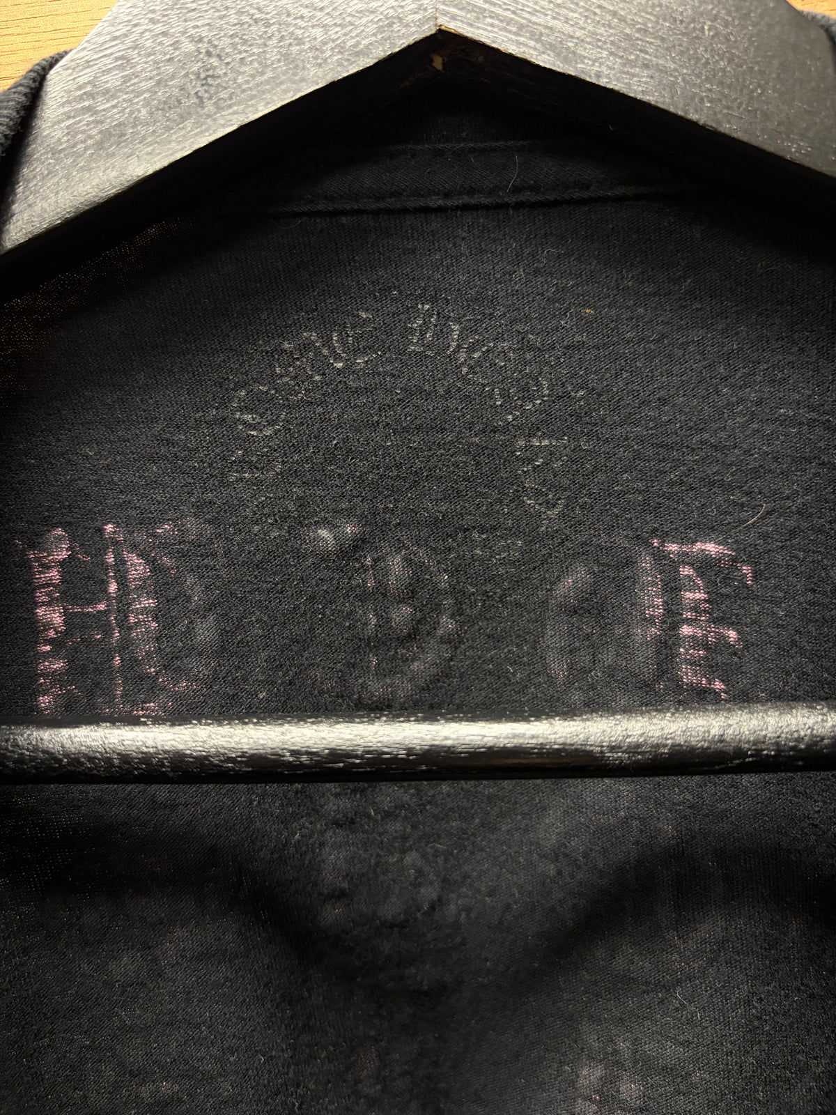 Chrome Hearts Pink/Black ‘Vertical Logo’ Long Sleeve Shirt