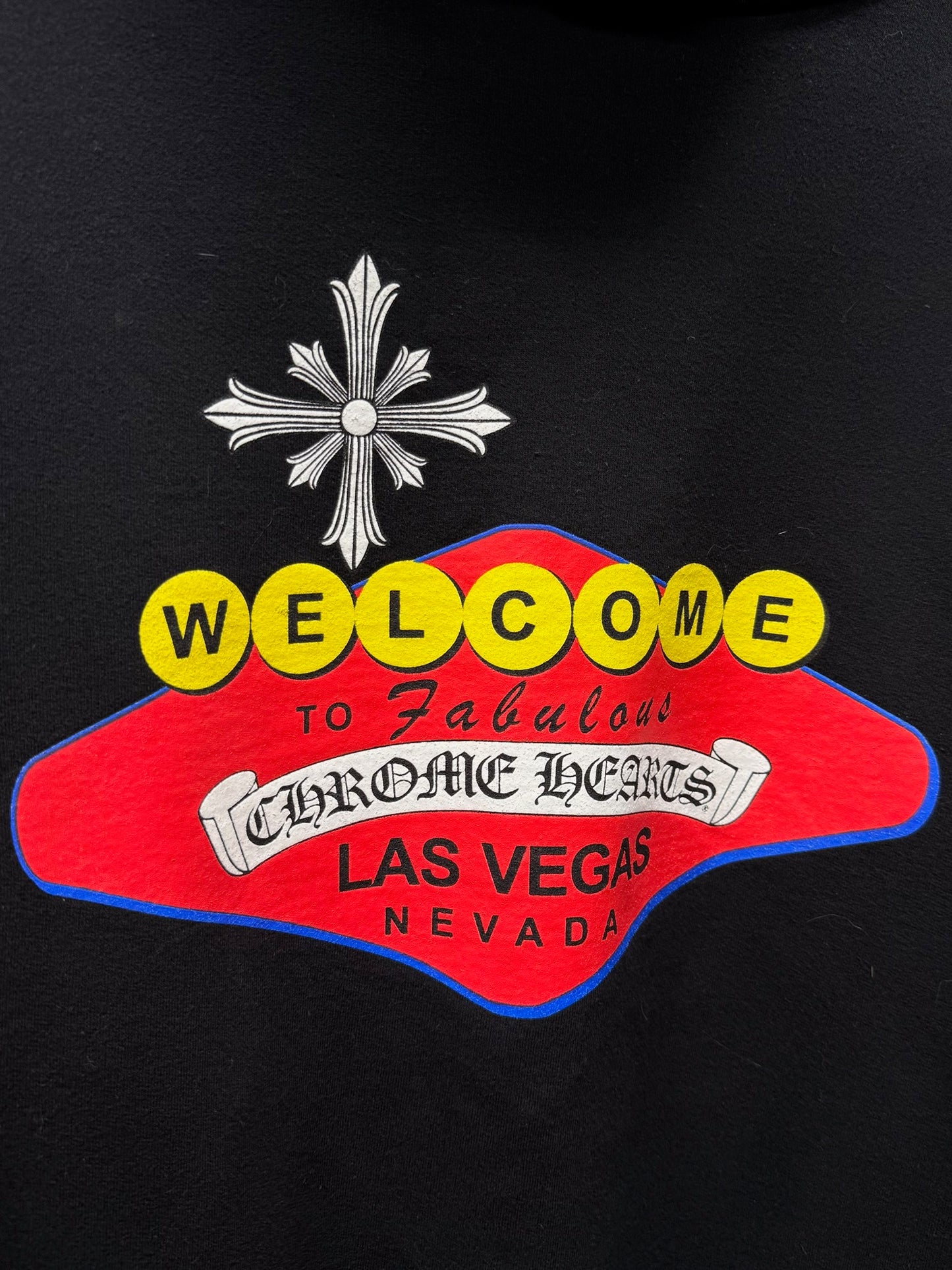 Chrome Hearts ‘Las Vegas’ Strip Lights Black Store Exclusive Hoodie