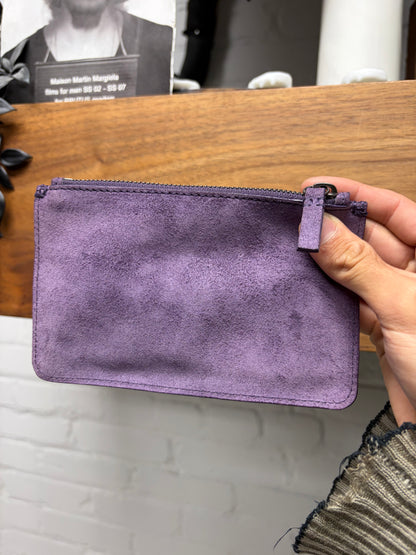 Ann Demeulemeester ‘Boy Violet’ Purple Suede Pouch