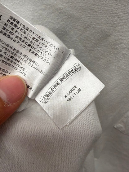 Chrome Hearts ‘Script Logo’ White Cotton Pocket T-Shirt