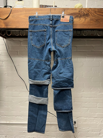 Y-Project Multi-Cuff Denim