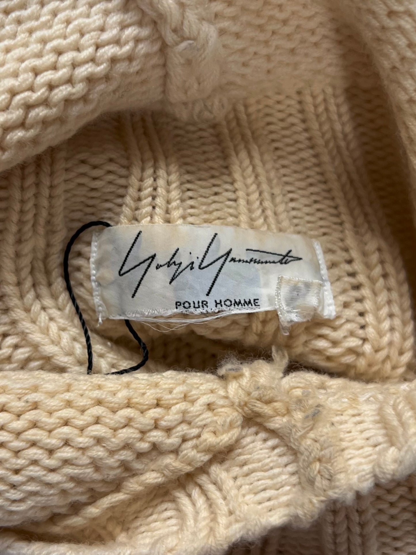 Yohji Yamamoto Y’s Knit Cargo Hoodie