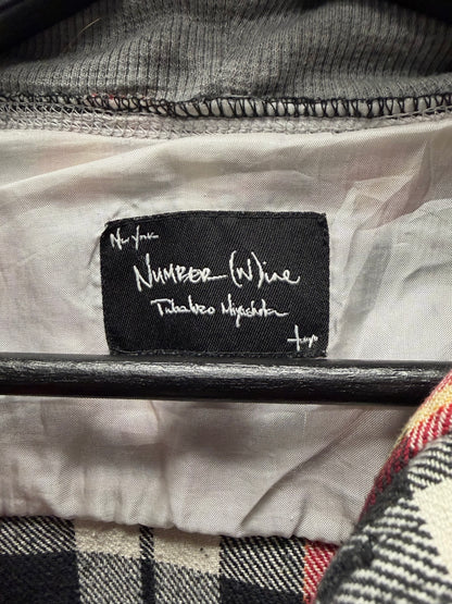 AW2005 Number (N)ine ‘The High Streets’ Hooded Plaid Flannel