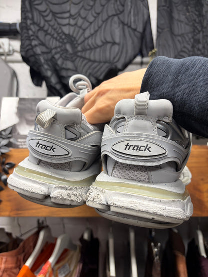 Balenciaga ‘Track Runner’ Grey Low Top Sneakers