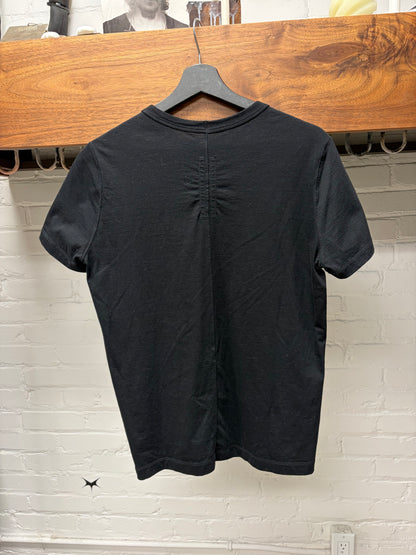 SS2024 Rick Owens ‘Lido’ Black ‘Level’ Short Sleeve Shirt