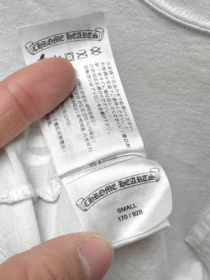 Chrome Hearts ‘Hong Kong’ Store Exclusive Horseshoe White Logo T-Shirt