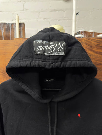 AW2021 Raf Simons ‘Synchronicity’ Red/Black Drawstring Hoodie