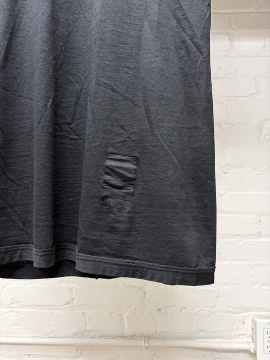 Rick Owens DKRSHDW ‘Level’ Black Jersey Cotton T-Shirt