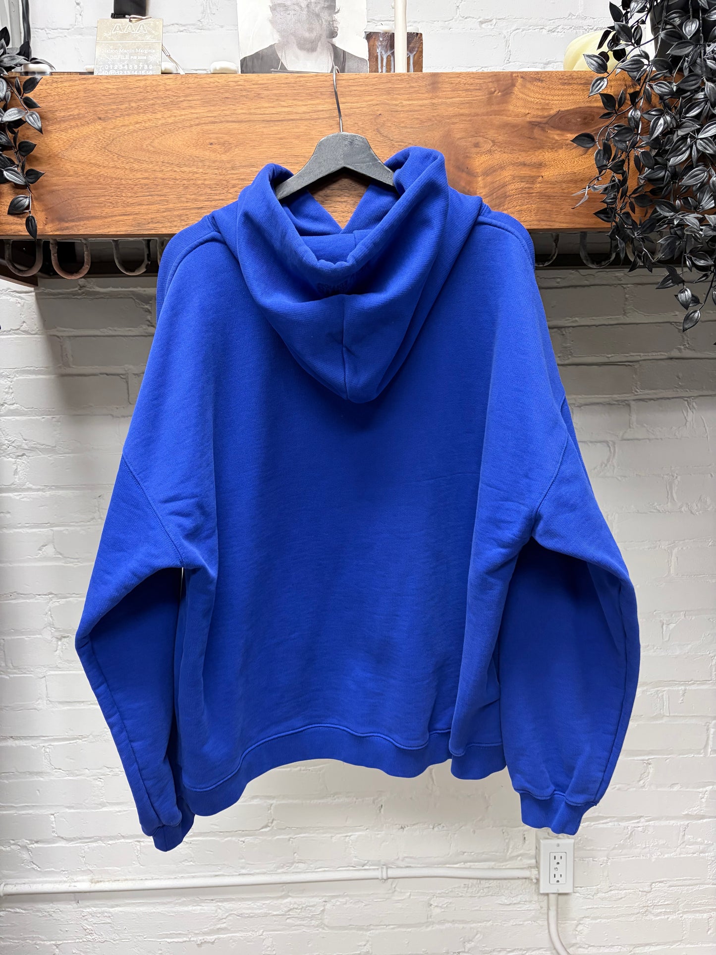 Vetements Limited Edition Blue ‘Embroidered Logo’ Hoodie