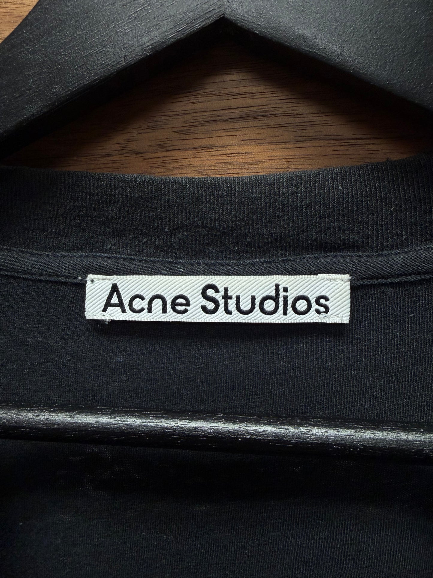 Acne Studios ‘Stockholm Logo’ Black Long Sleeve Shirt