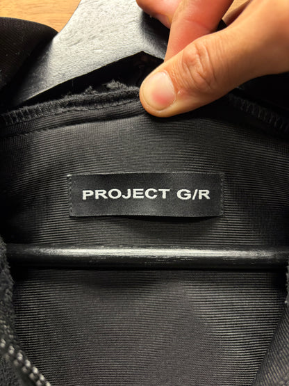 Project G/R ‘Politico’ Black Fleece Gimp Full Zip Hoodie