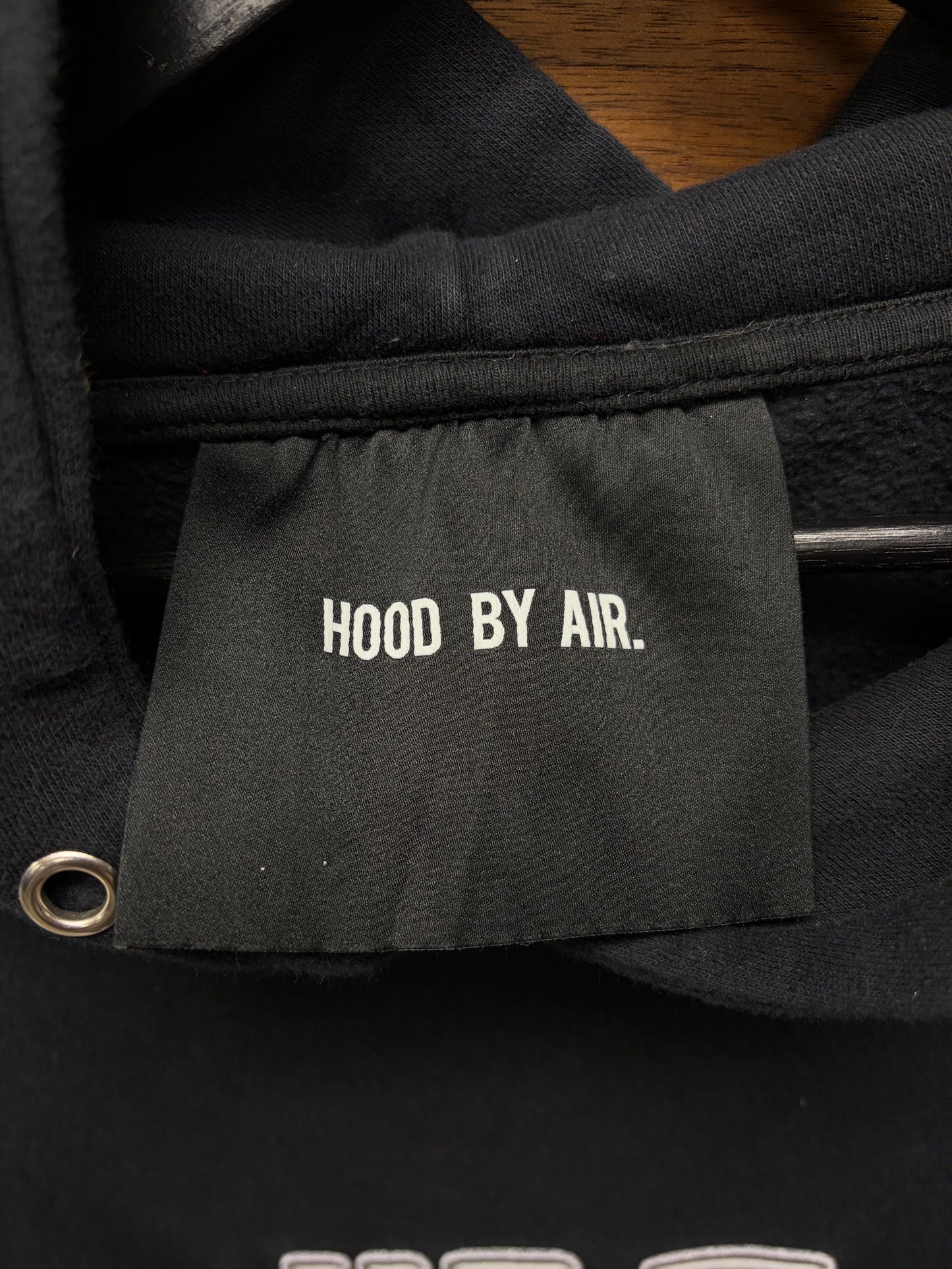 Hood by Air ‘Screensaver’ Oversized Black Hoodie