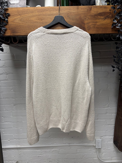 Our Legacy ‘True Roundneck’ Cream Wool Knit Sweater