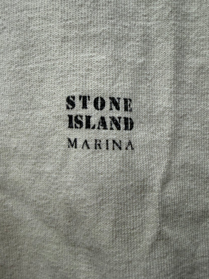 Vintage 1990s Stone Island ‘Marina’ Cream White Polo
