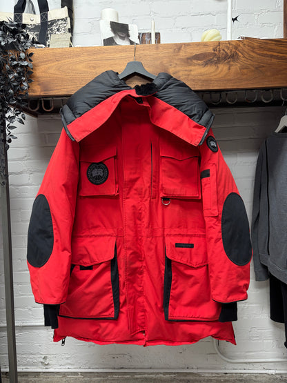 AW2017 Vetements x Canada Goose Down Filled Red/Black Parka