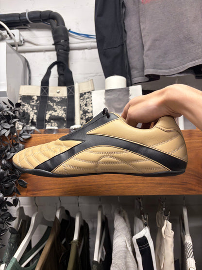 Balenciaga ‘Zen’ Taupe/Black Soccer Low Top Sneakers