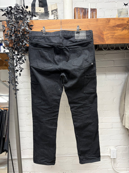 Enfants Riches Deprimes Black Double Knee Carpenter Denim