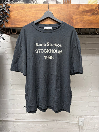 Acne Studios ‘Stockholm Logo’ Classic Black T-Shirt