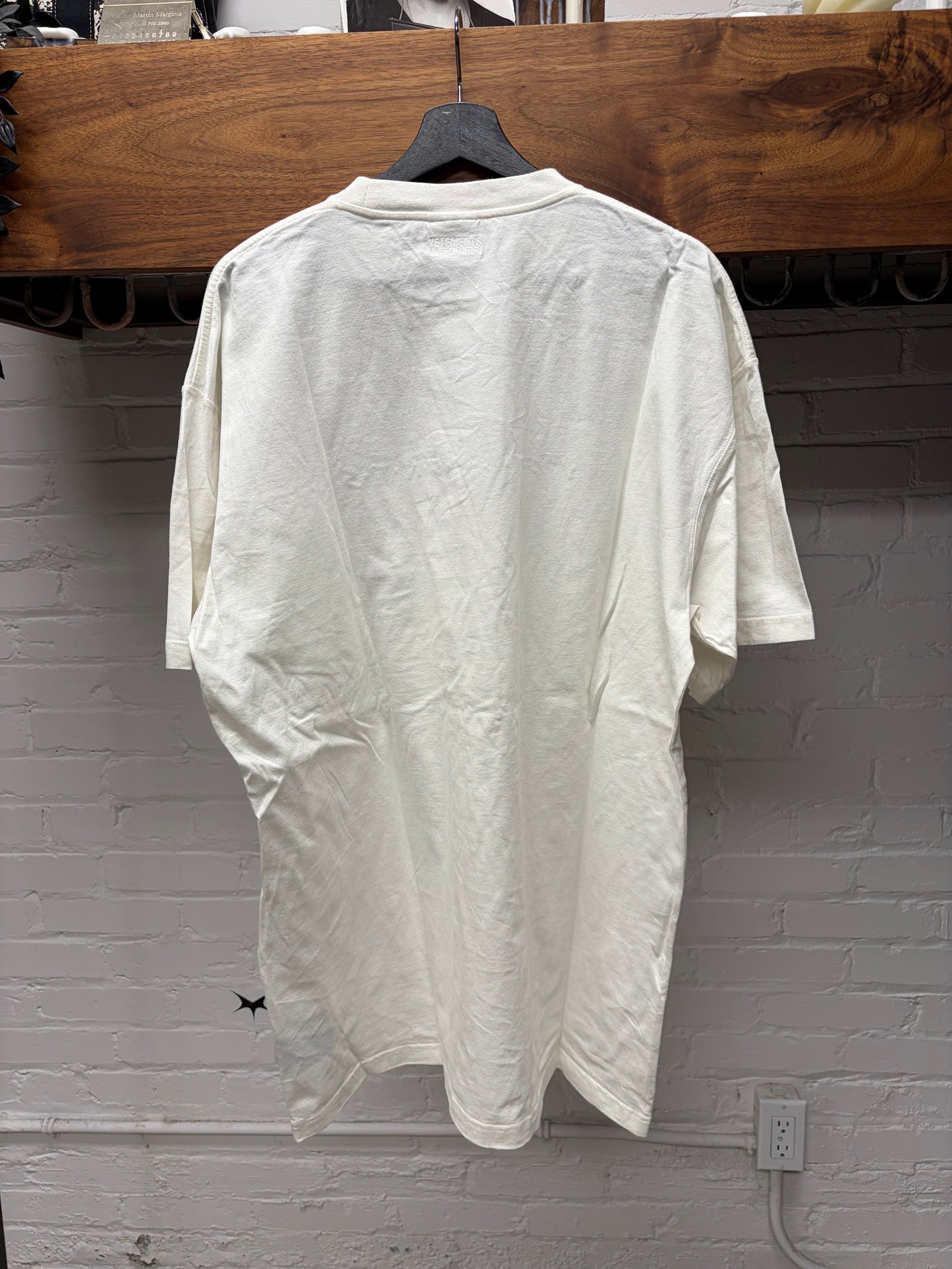 Vetements ‘Friends’ Parody Logo White Oversized Cotton T-Shirt