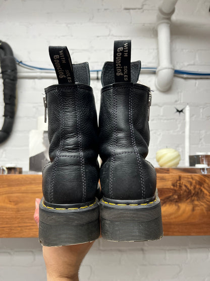 Rick Owens x Doc Martens ‘Quad Sole’ Calfskin Leather Combat Boots