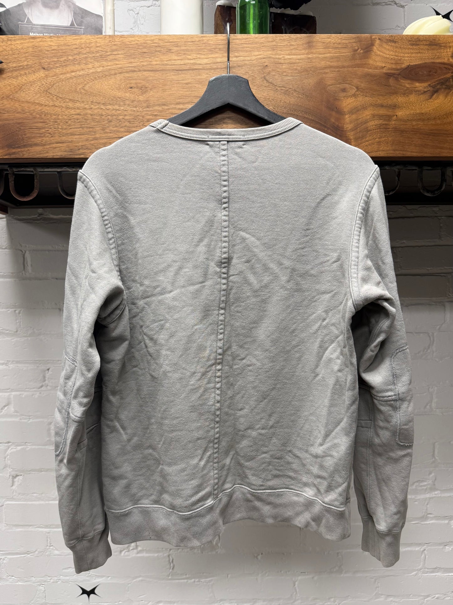 2012 Undercover ‘Think Deeper’ Grey Crude Graphic Sweatshirt