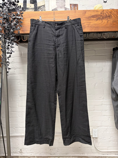 Our Legacy Wide Leg Black Cotton ‘Sailor Pants’