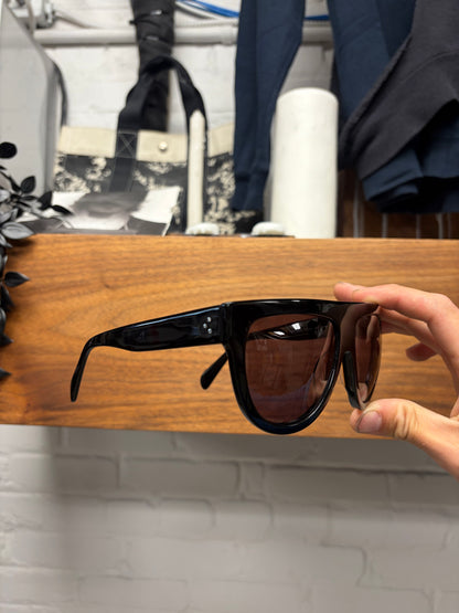 Celine ‘Shaded’ Black Tinted Aviator Sunglasses
