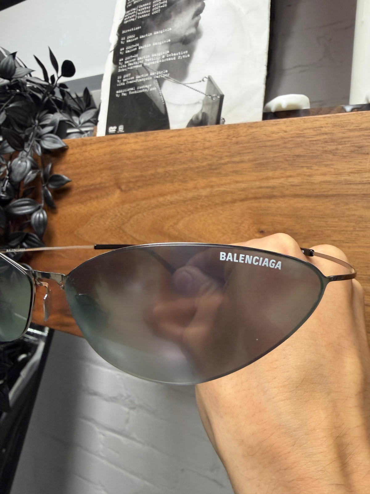 Balenciaga ‘BB0350S Extreme’ Titanium Frame Sunglasses