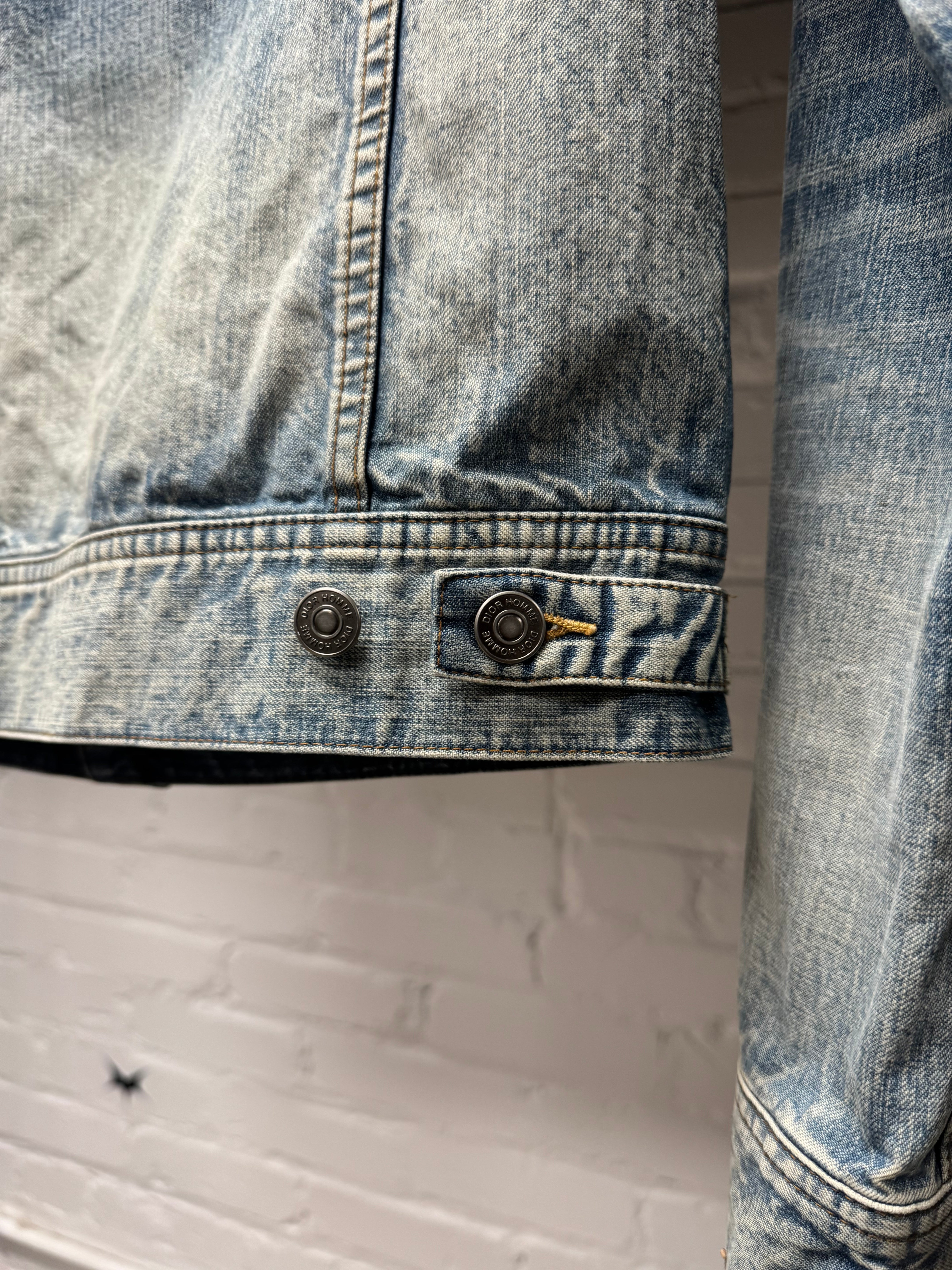 Dior Homme by Kris Van Assche 'Light Wash Blue' Denim Trucker