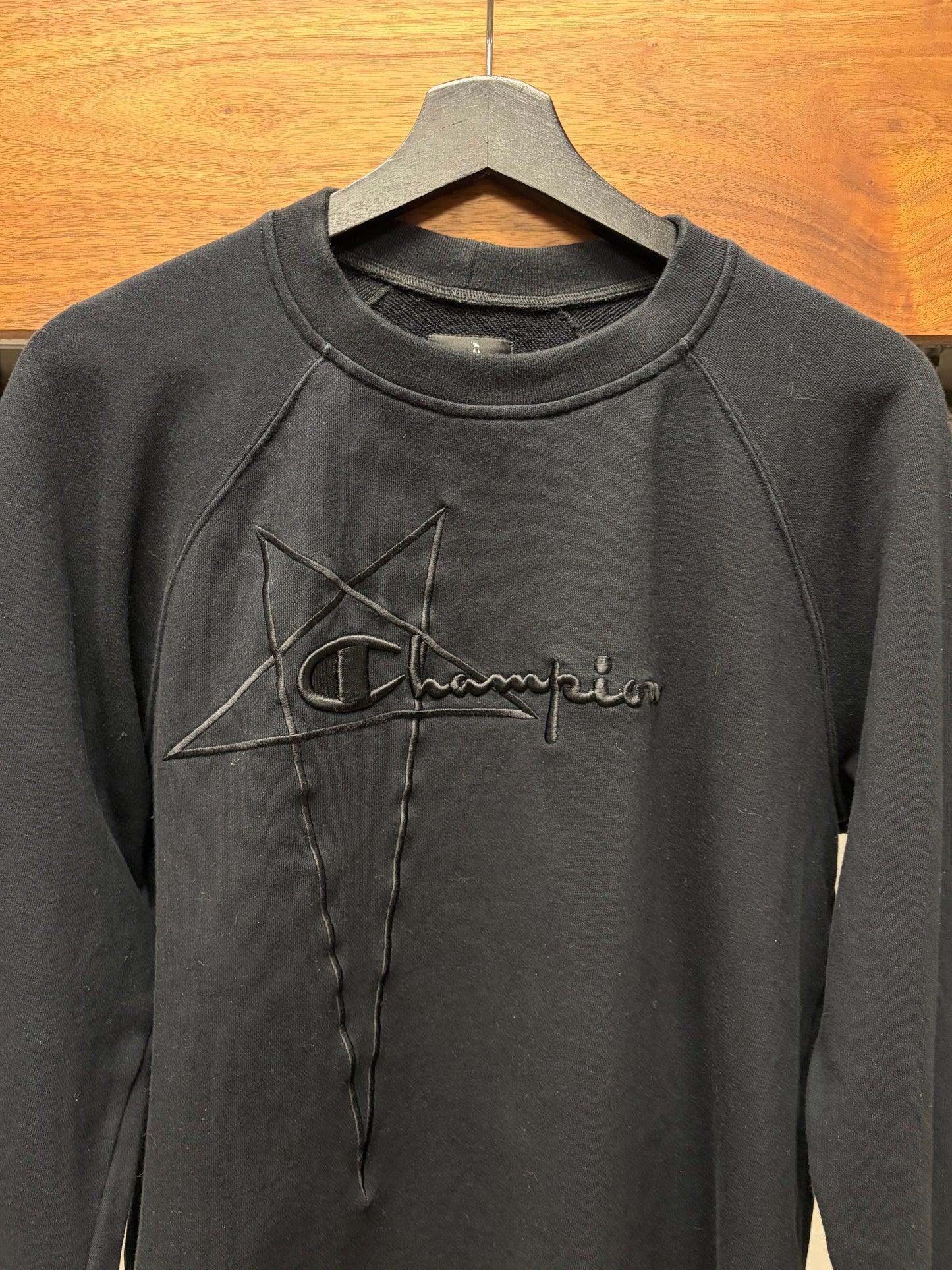 Rick Owens x Champion Embroidered Logo Sweatshirt