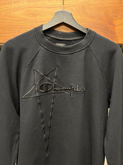 Rick Owens x Champion Embroidered Logo Sweatshirt