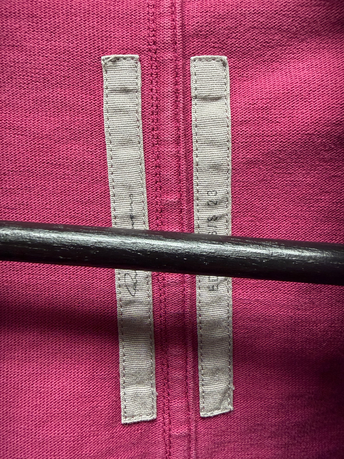 SS2023 Rick Owens ‘Edfu’ Fuchsia ‘Level’ Cotton Sweatshirt