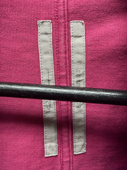 SS2023 Rick Owens ‘Edfu’ Fuchsia ‘Level’ Cotton Sweatshirt