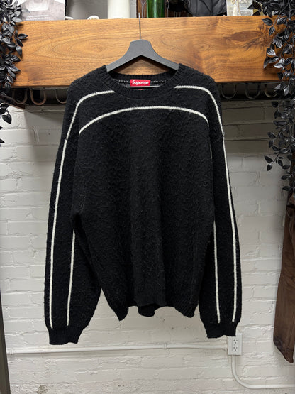 AW2024 Supreme Striped ‘New York’ Black/White Knit Sweater