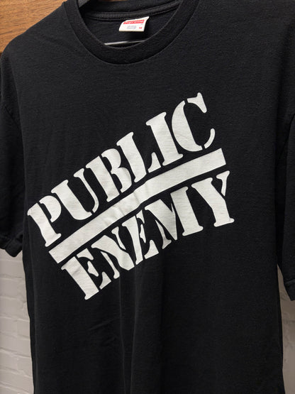 SS2018 Undercover x Supreme x Public Enemy ‘Crosshairs’ Black Graphic T-Shirt